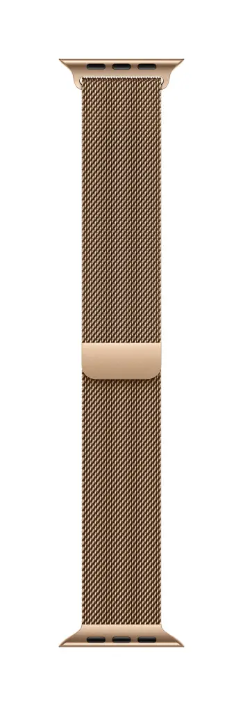 Apple Watch 46mm Loop, Gold Milanese Loop, M/L