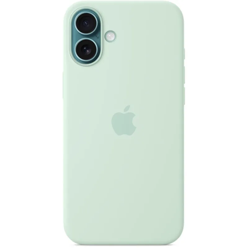 APPLE iPhone 16 Plus Silicone Case with MagSafe – Aquamarine - 1