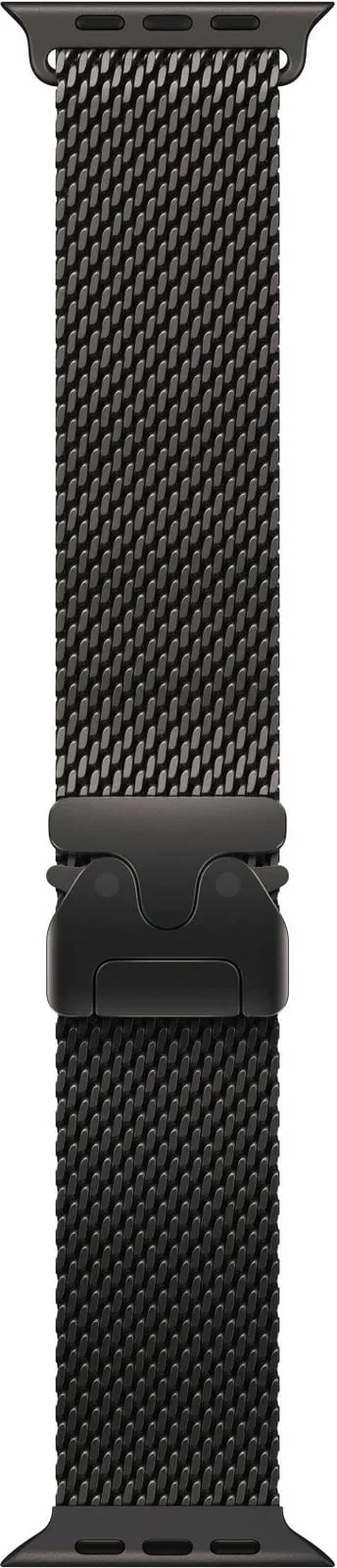 Apple Watch 49mm Milanese Loop, Black Titanium Milanese Loop, S - 2