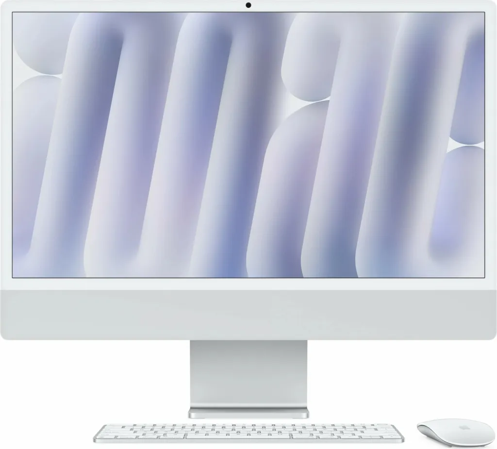 Kompjuter Apple iMac 23.5, 16GB RAM, 512GB SSD, 4.5K Ultra HD, silver - 1