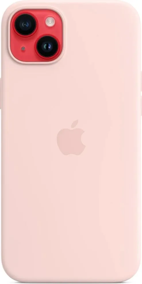 Apple iPhone 14 Plus Silicone Case me MagSafe, Chalk Pink - 5