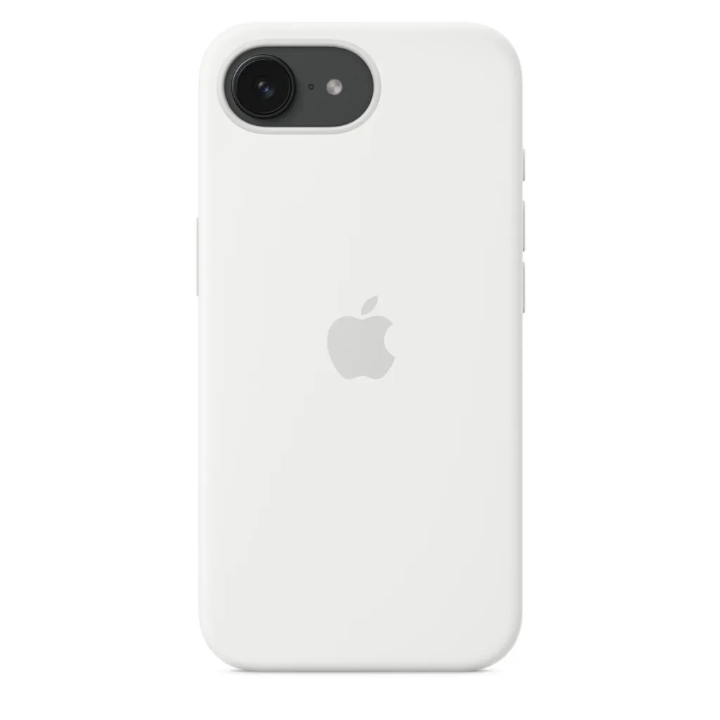 Apple iPhone 16e Silicone Case, White - 2