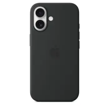 Apple iPhone 16 Silicone Case with MagSafe, Black