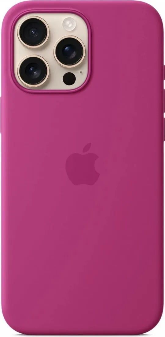 Apple iPhone 16 Pro Max Silicone Case with MagSafe, Fuchsia (Seasonal) - 2