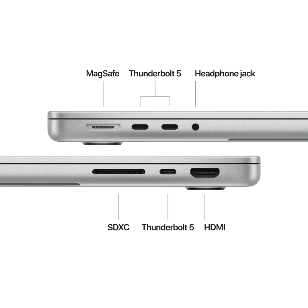 Apple MacBook Pro 14", M4 Max 14‑core, 36GB, 1TB SSD, 32‑core GPU, Silver - 7