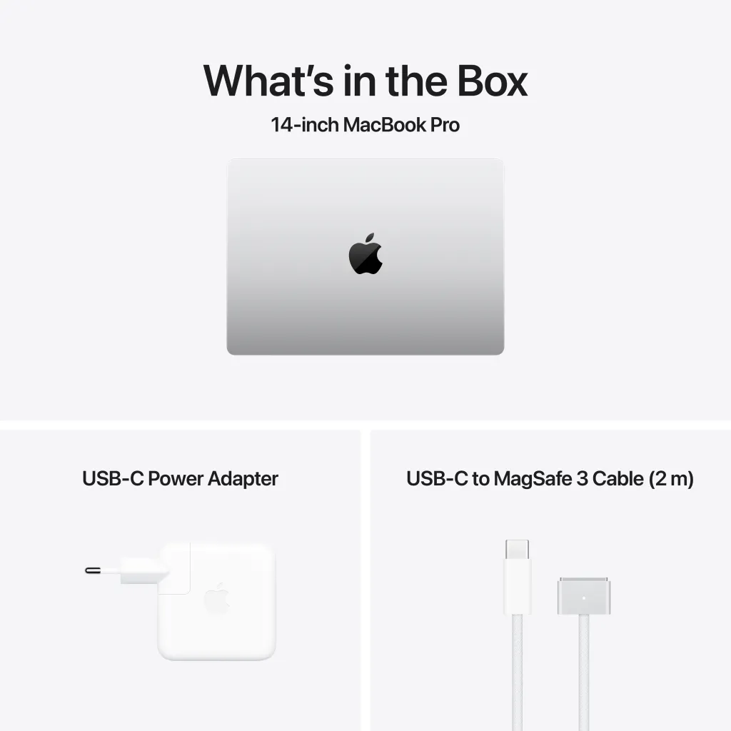 Apple MacBook Pro 14", M4 Max 14‑core, 36GB, 1TB SSD, 32‑core GPU, Silver - 8