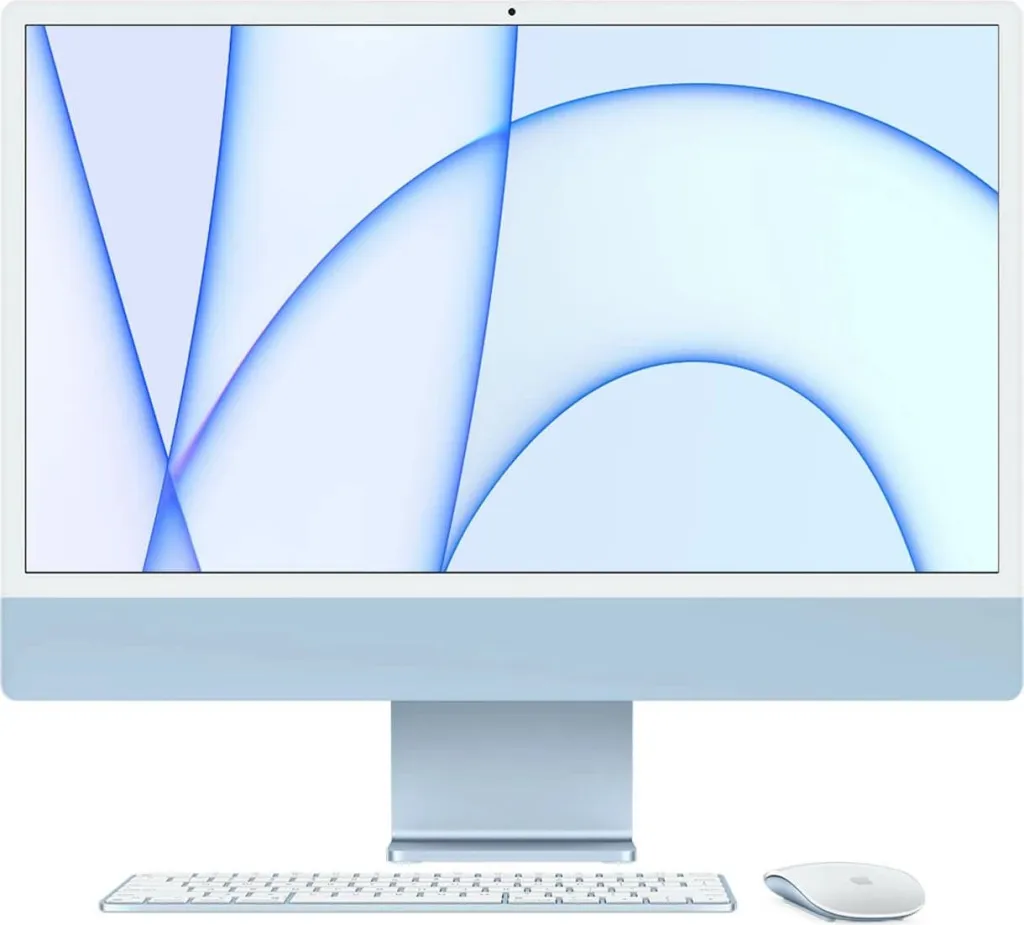 Apple iMac 24", M1 8-core, 8GB, 256GB, 7-core GPU, silver - 1