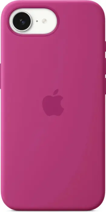 Apple iPhone 16e Silicone Case, Fuchsia