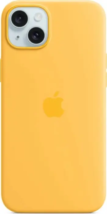 Mbështjellës silikon Apple iPhone 15 Plus, MagSafe, portokalli