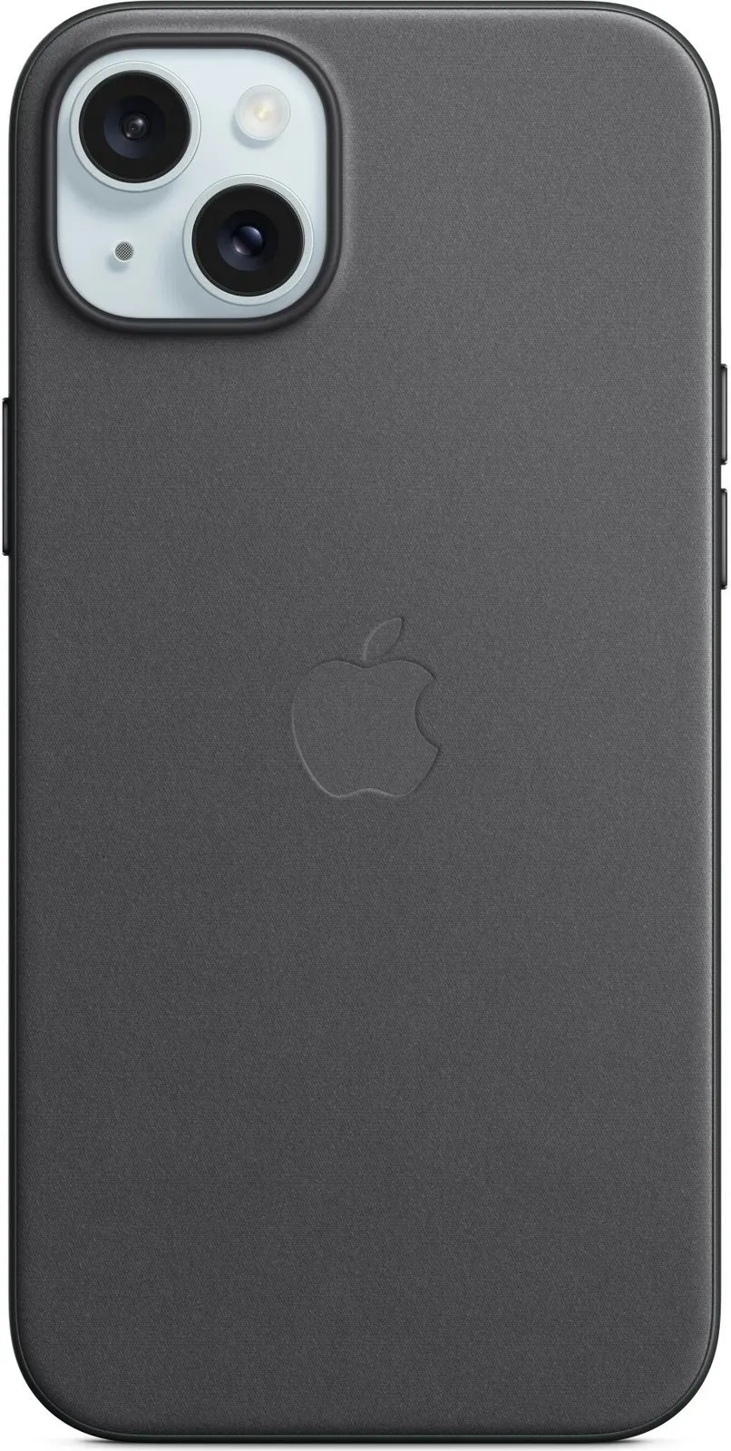 Mbështjellës Apple FineWoven për iPhone 15 Plus, MagSafe, i zi - 1