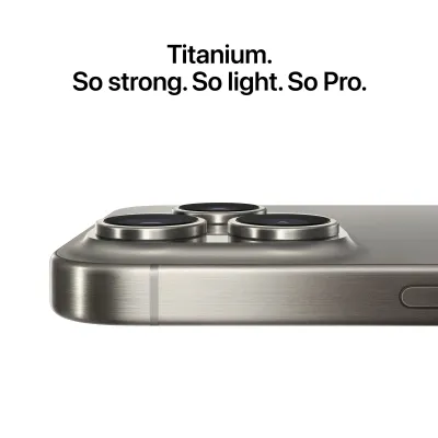 Apple iPhone 15 Pro, 128GB, Natural Titanium - 13