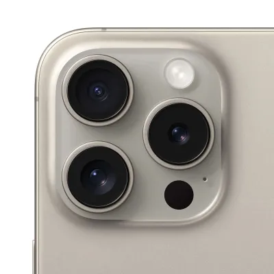 Apple iPhone 15 Pro, 128GB, Natural Titanium - 15