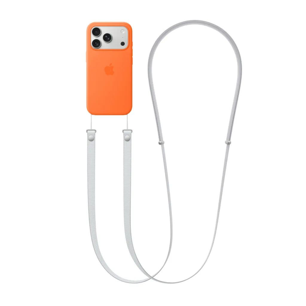 Apple Crossbody Strap, Light Gray - 2