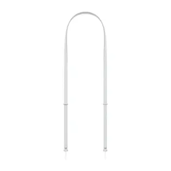 Apple Crossbody Strap, Light Gray