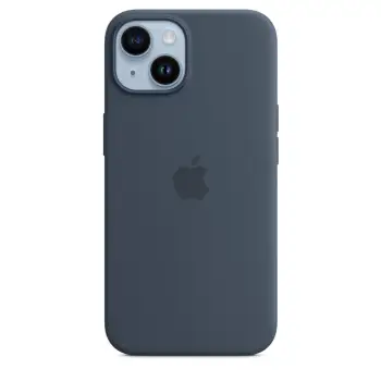 APPLE iPhone 14 Silicone Case with MagSafe – Storm Blue