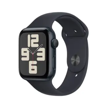 Apple Watch SE2 V2 GPS, 44mm, Midnight Aluminium Case me Midnight Sport Band, S/M