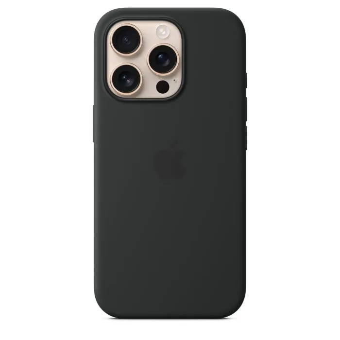 Apple iPhone 16 Pro Max Silicone Case with MagSafe, Black - 3