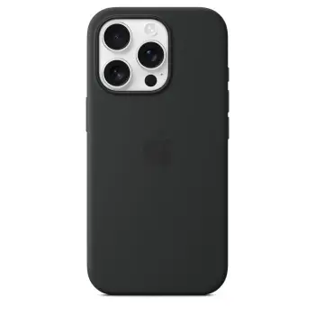 Apple iPhone 16 Pro Max Silicone Case with MagSafe, Black