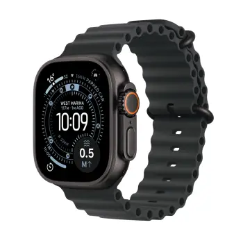 Apple Watch Ultra 3 Cellular 49mm Black Titanium Case with Black Ocean Band