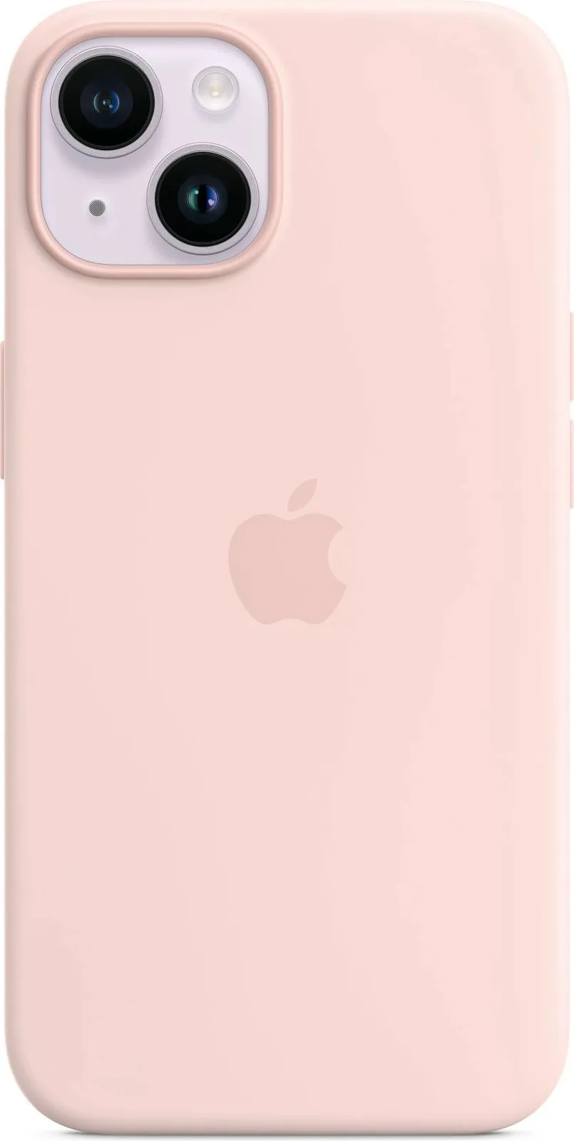Apple iPhone 14 Silicone Case me MagSafe, Chalk Pink - 2