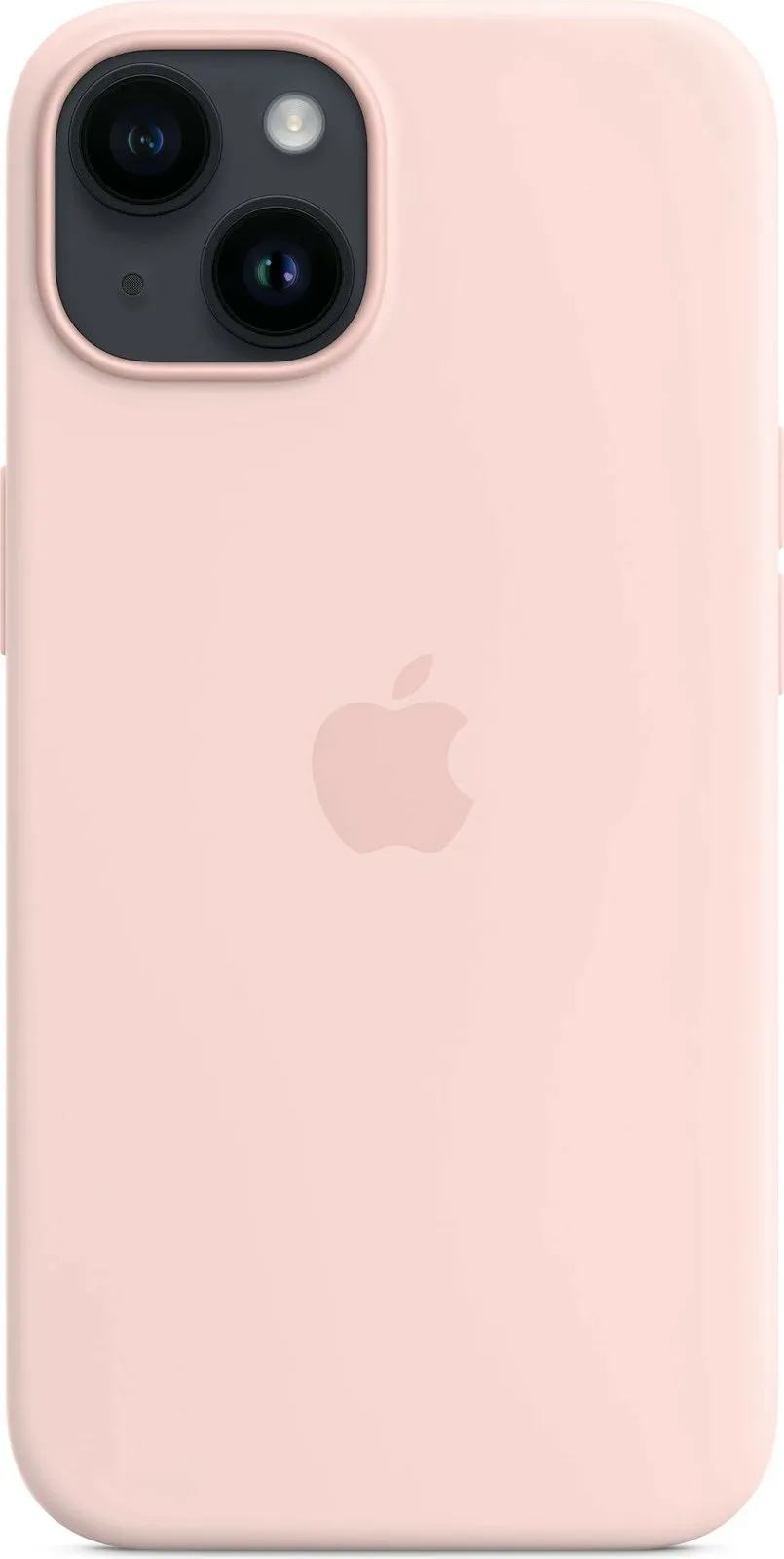 Apple iPhone 14 Silicone Case me MagSafe, Chalk Pink - 3