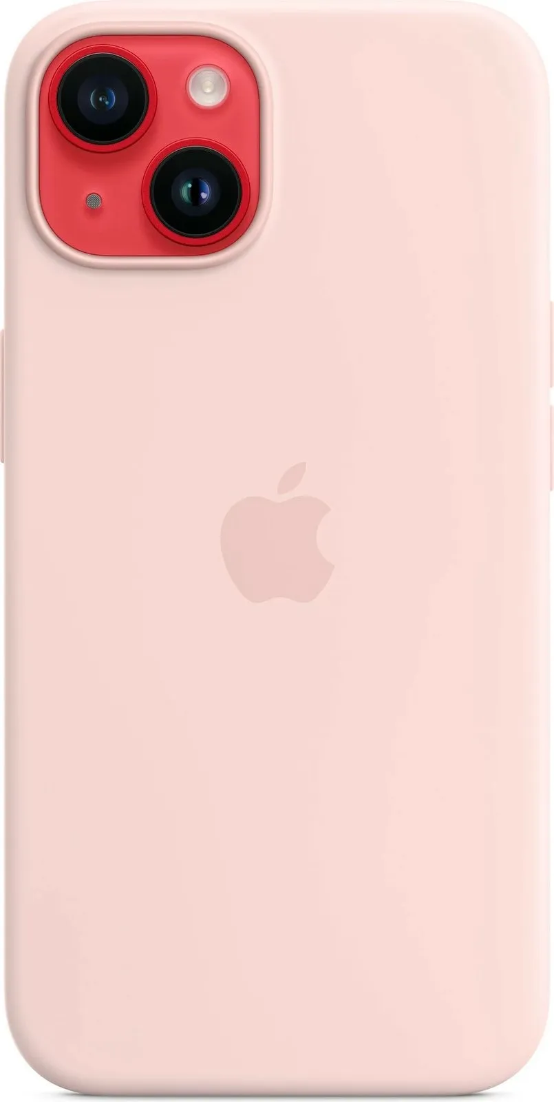 Apple iPhone 14 Silicone Case me MagSafe, Chalk Pink - 5