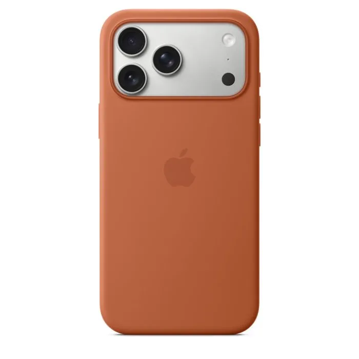 Apple iPhone 17 Pro Silicone Case with MagSafe, Terra Cotta - 1