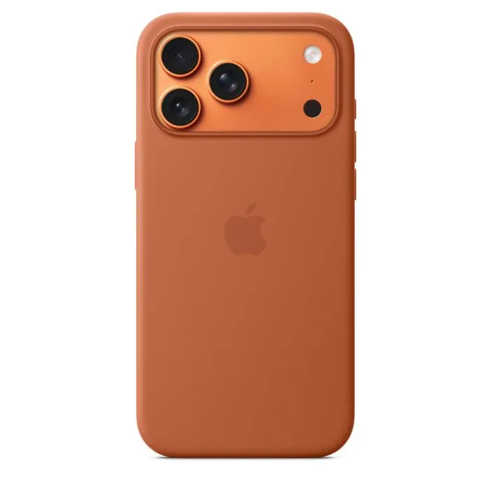 Apple iPhone 17 Pro Silicone Case with MagSafe, Terra Cotta - 3