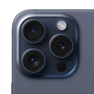 Apple iPhone 15 Pro, 128GB, Blue Titanium - 6