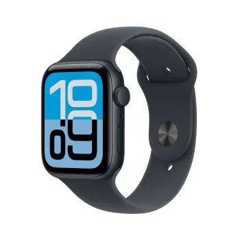 Apple Watch SE 3 GPS 44mm Midnight Aluminium Case with Midnight Sport Band, S/M
