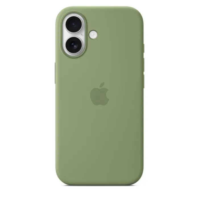 Apple iPhone 17 Silicone Case with MagSafe, Light Moss - 1