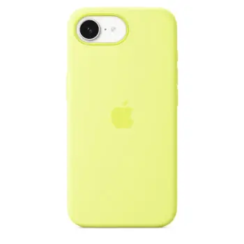 Apple iPhone 16e Silicone Case, Neon Yellow, Seasonal