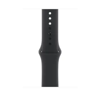 Apple Watch 46mm Sport Band, Black Sport Band, S/M