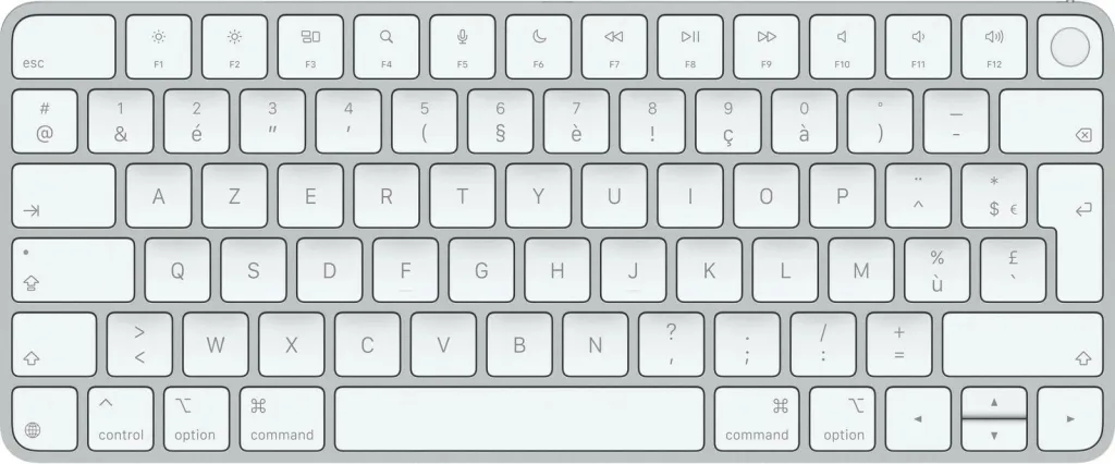 Tastierë Apple Magic Keyboard me Touch ID, AZERTY, USB-C, E bardhë - 1