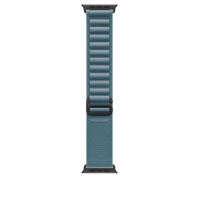 Apple Watch 49mm Loop, Light Blue Alpine Loop, Medium, Black Titanium Finish - 1