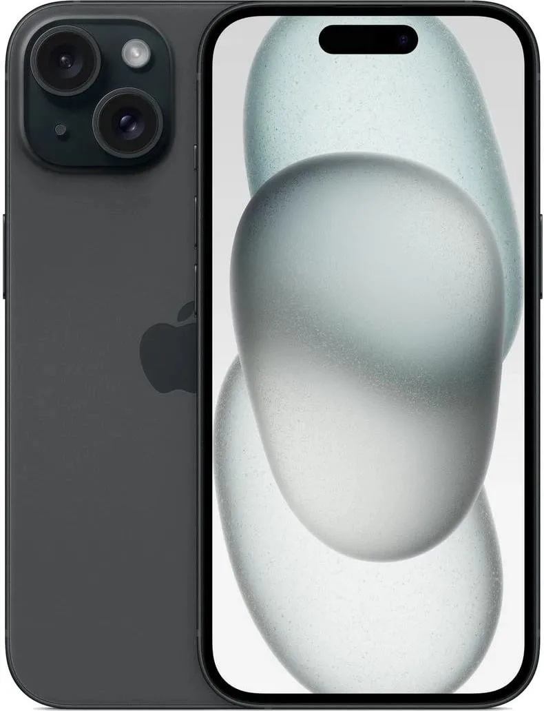 Apple iPhone 15, 6.1", 256GB, black - 1
