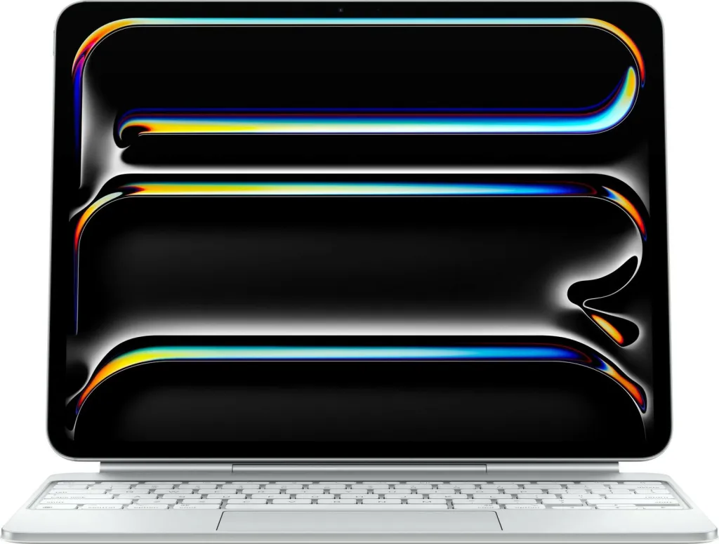 Tastierë Apple Magic për iPad Pro 13 M4, AZERTY, e bardhë - 1