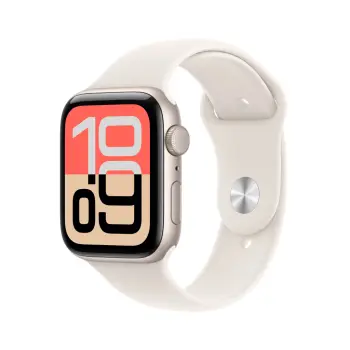 Apple Watch SE 3 GPS 40mm Starlight Aluminium Case with Starlight Sport Band, M/L