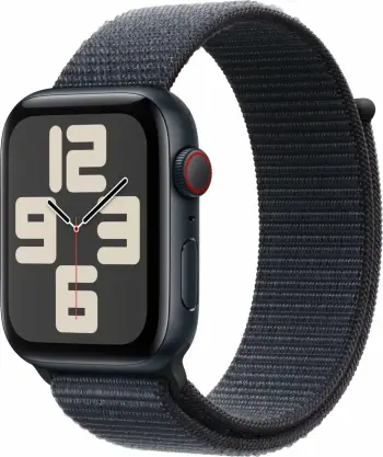 Smartwatch Apple Watch SE GPS + Cellular 44mm, 32 GB, Ngjyrë e Mesnatës