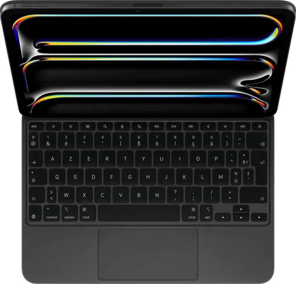 Tastierë Apple Magic për iPad Pro 11 (M4), AZERTY, e zezë - 4