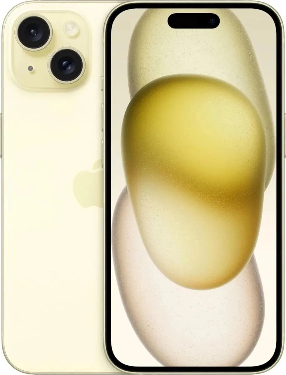 Celular Apple iPhone 15 256GB, Verdhë - 1