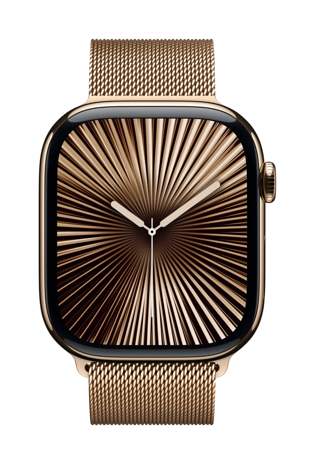 Apple Watch 46mm Loop, Gold Milanese Loop, S/M - 3
