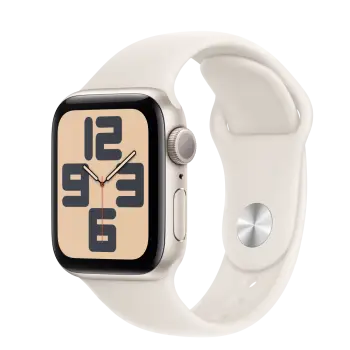Apple Watch SE2 v3 GPS, 40mm, Starlight Aluminum Case with Starlight Sport Band, S/M