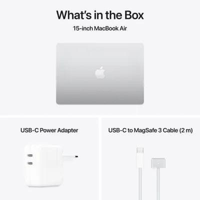 Apple MacBook Air, 15.3", M4 10-core, 24GB, 512GB SSD, 10-core GPU, Silver - 11