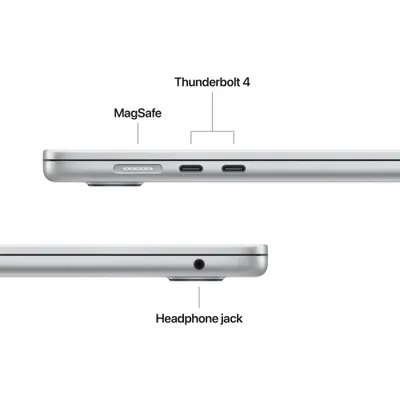 Apple MacBook Air, 15.3", M4 10-core, 24GB, 512GB SSD, 10-core GPU, Silver - 7