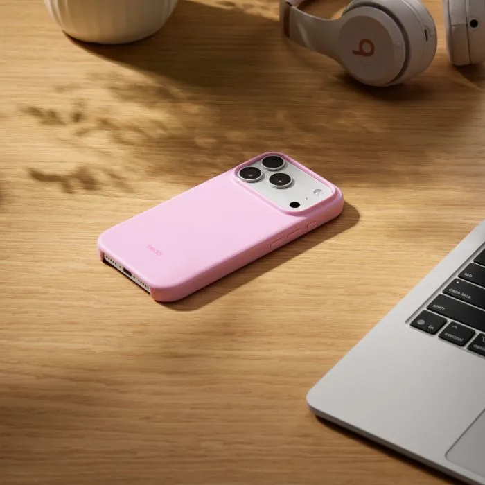 Beats iPhone 17 Pro Case with MagSafe and Camera Control, Pebble Pink - 3