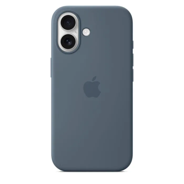 Apple iPhone 17 Silicone Case with MagSafe, Anchor Blue - 1