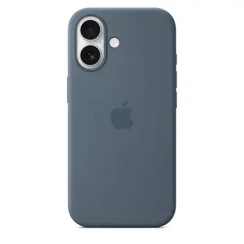 Apple iPhone 17 Silicone Case with MagSafe, Anchor Blue