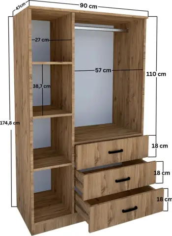 Dollap Rrobash Easy 1600, pishë atlantike