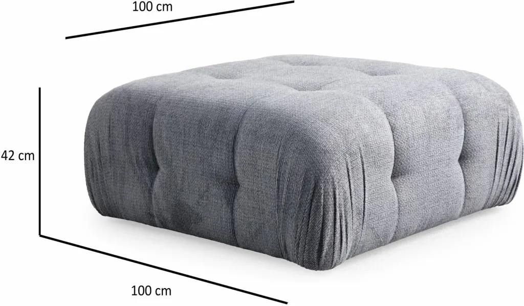 Puf Amaris, ngjyrë gri, Tuffet Atelier del Sofa - 2